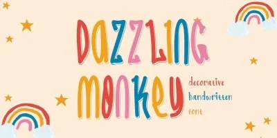 Dazzling Monkey Font