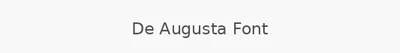 De Augusta Font