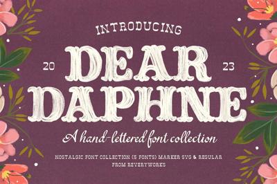 Dear Daphne Font Collection Free Download