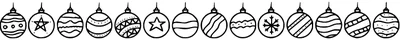 Decorative Lights Font