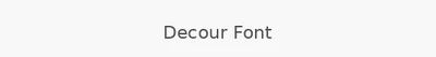 Decour Font