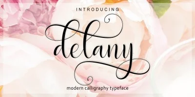 Delany Script Font