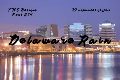 Delaware Rain Font