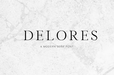 Delores - A Modern Serif Font