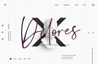 Delores Signature Font