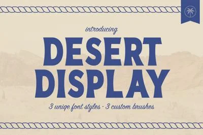 Desert Display | Vintage Font