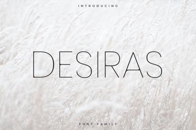 Desiras Font Family - Sans Serif Free Download