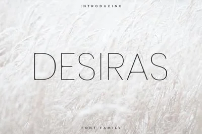 Desiras Font Family - Sans Serif