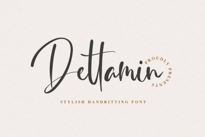 Dettamin - Stylish Handwriting Font