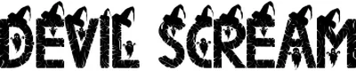 Devil Scream Font