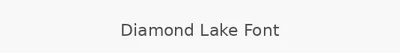 Diamond Lake Font