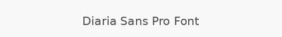Diaria Sans Pro Font