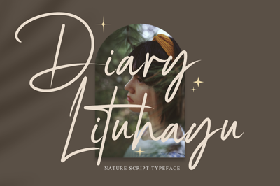 Diary Lituhayu//Nature Script Font Free Download