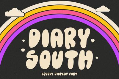 Diary South - Groovy Display Font Free Download