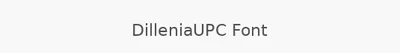 DilleniaUPC Font