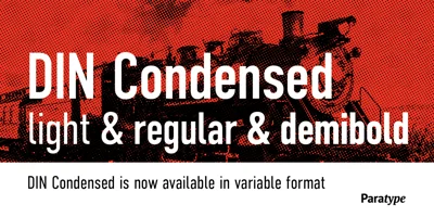 Din Condensed Font