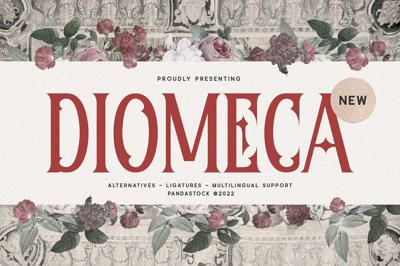 Diomeca - Display Font Free Download