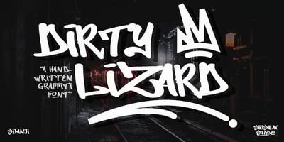 Dirty Lizard Font