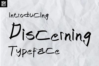 Discerning Typeface Free Download