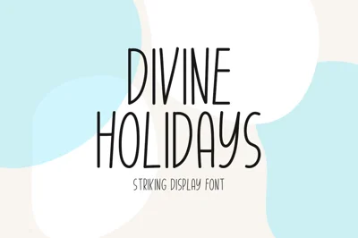 Divine Holidays Typeface