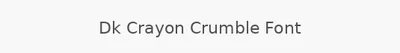 Dk Crayon Crumble Font