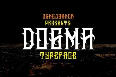 DOGMA Font