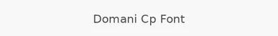 Domani Cp Font