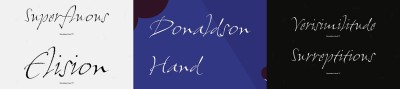 Donaldson Hand Font