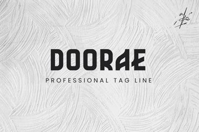 Doorae Font Sans Serif Free Download