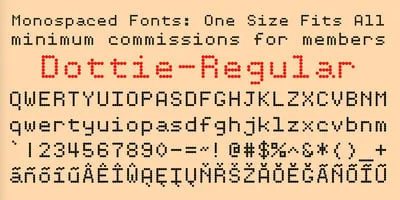 Dot To Dot Font