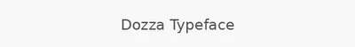 Dozza Typeface
