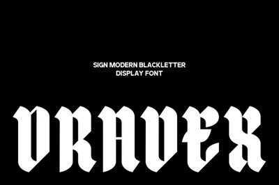 Dravex – Gothic Medieval Display Font