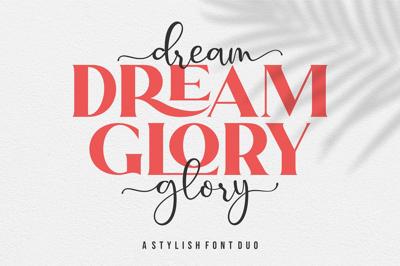 Dream Glory | A Stylish Font Duo Free Download