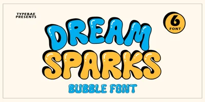Dream Sparks Bubble Font