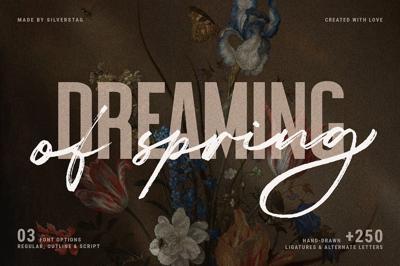 Dreaming Of Spring Stylish Font Duo Free Download