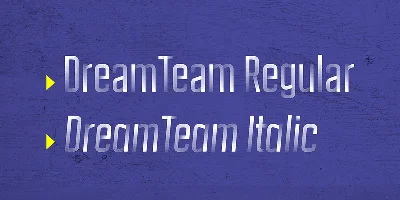 DreamTeam Font