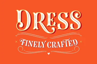 Dress Combo Two - Display Font