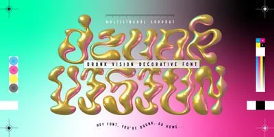 Drunk Vision Font