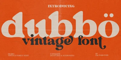 Dubbo Font