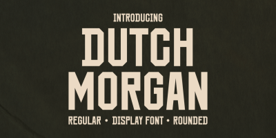 Dutch Morgan Font