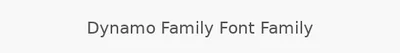 Dynamo Family Font Family