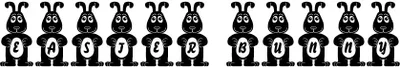 Easter Bunny 4 Font