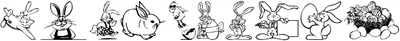Easter Bunny Font