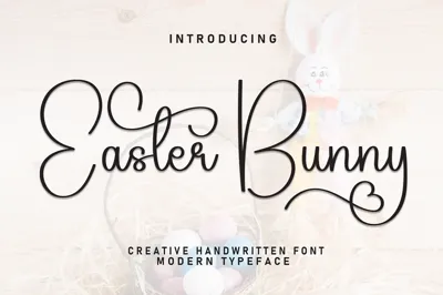 Easter Bunny | Script Font Free Download