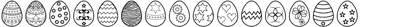 Easter Eggs St Font