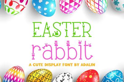 Easter Rabbit - Display Font Free Download