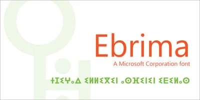 Ebrima SA Font
