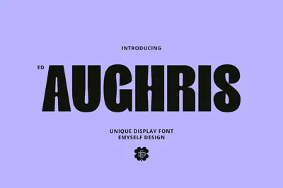 ED Aughris - Display Sans font Free Download