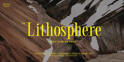 ED Lithosphere Font