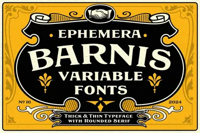 EFCO Barnis - Variable Fonts Free Download